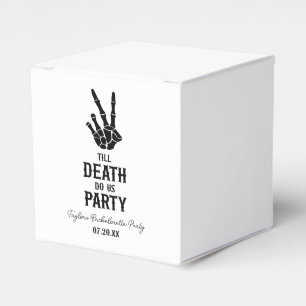 Caja Para Regalos Hasta La Muerte, Fiesta Skeleton Bachelorette