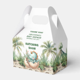 Caja Para Regalos Hatchando pronto lindo Dinosaurio bebé gracias caj