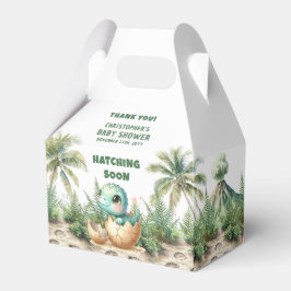 Caja Para Regalos Hatching Pronto Cute Dinosaurio Baby Boy Favbox