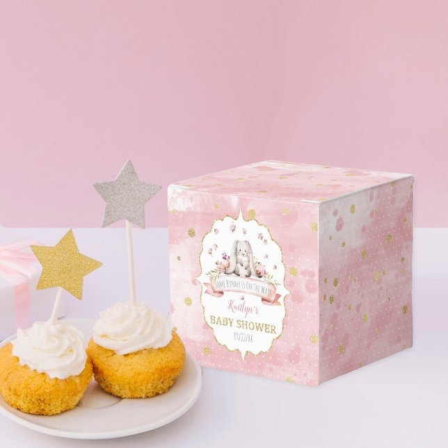 Caja Para Regalos ¡Hay Un Conejo En Camino! Easter Baby Shower (Subido por el creador)