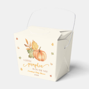 Caja Para Regalos ¡Hay Una Calabaza En Camino! Baby Shower