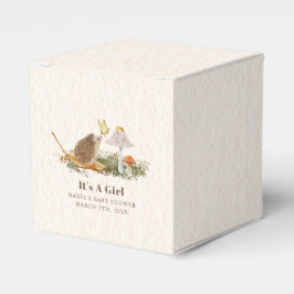 Caja Para Regalos Hedgehog Butterfly Mushroom Woodland Baby Shower