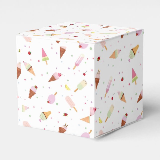 Caja Para Regalos Helado (Costado Anverso)