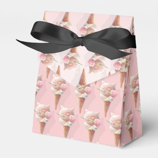 Caja Para Regalos Helado Kitty - Rosy & Dreamy (Front Side)