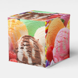 Caja Para Regalos helados coloridos