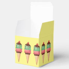 Caja Para Regalos Helados de Crema