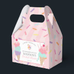 Caja Para Regalos Helados Sundae Ducha Nodal<br><div class="desc">¡La han escogido! ¡Un tema de ducha de novia tan dulce como el amor mismo! Con un fondo de rociado rosa y un encanto con helados,  esta colección es perfecta para celebrar a la futura novia.</div>
