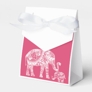 Caja Para Regalos Henna Elephant - Inspiración india