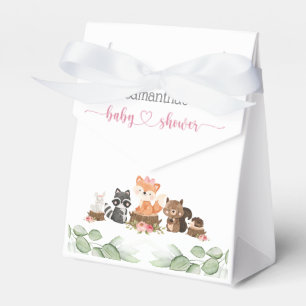 Caja Para Regalos Hermosa animal de bosque de hierbas aromáticas