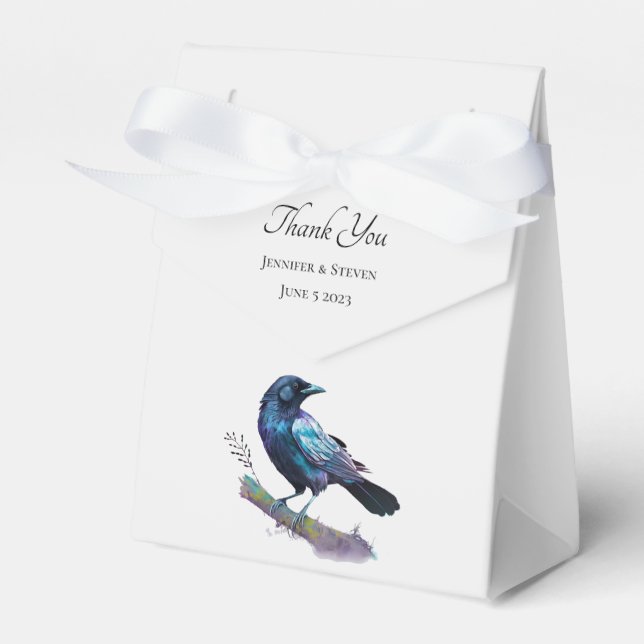 Caja Para Regalos Hermosa avenida en un Boda de rama de árbol (Front Side)