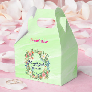 Caja Para Regalos Hermosa corona rosa boda romántico