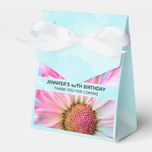 Caja Para Regalos Hermosa flor rosa cierra foto cumpleaños