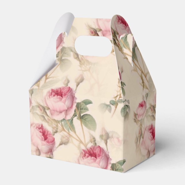 Caja Para Regalos Hermosa Floral Vintage (Front Side)