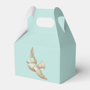 Caja Para Regalos hermosa huella de paloma blanca