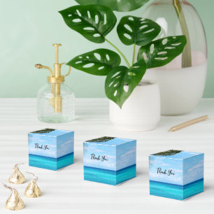 Caja Para Regalos Hermosa Playa Tropical Breezy Palma Gracias