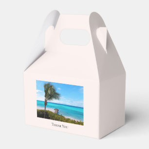 Caja Para Regalos Hermosa Playa Tropical Breezy Palma Gracias