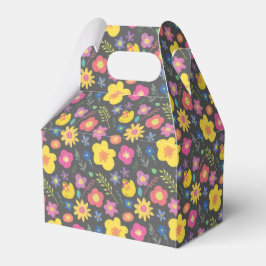 Caja Para Regalos Hermosas flores de temporada