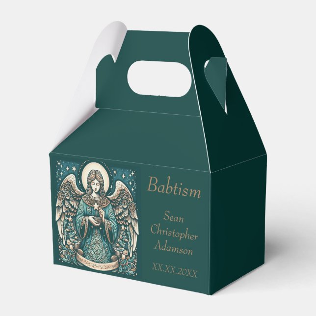 Caja Para Regalos Hermoso Ángel Debajo de las estrellas (Front Side)