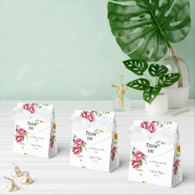 Caja Para Regalos Hermoso Boda de flores de primavera (Múltiple)