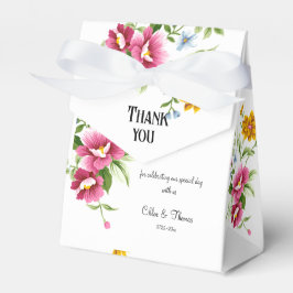 Caja Para Regalos Hermoso Boda de flores de primavera