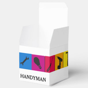 Caja Para Regalos Herramientas coloreadas manitas de encargo del