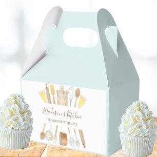 Caja Para Regalos Herramientas de Cocina Repostería Personalizadas A