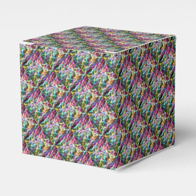 Caja Para Regalos Hexagons Favor Box (Costado Anverso)