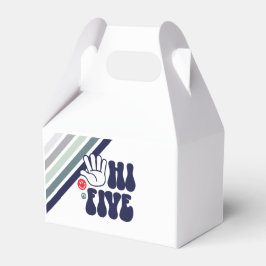 Caja Para Regalos HI FIVE Chico Retro cumpleaños 5