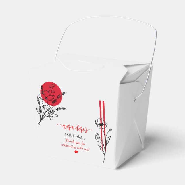 Caja Para Regalos Hibachi Cocina japonesa de barbacoa de parrilladas (Front Side)