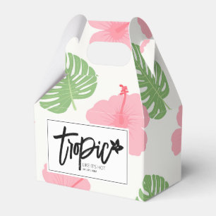 Caja Para Regalos Hibiscus hawaiian aloha print