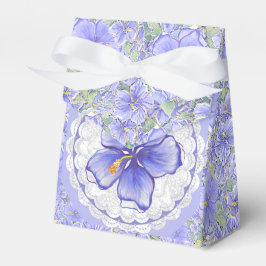 Caja Para Regalos Hibiscus & lace BLUE