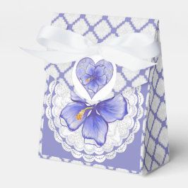 Caja Para Regalos Hibiscus & lace BLUE