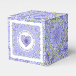 Caja Para Regalos Hibiscus & lace BLUE