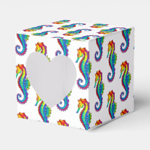 Caja Para Regalos Hipoahoría marino poligonal arcoiris