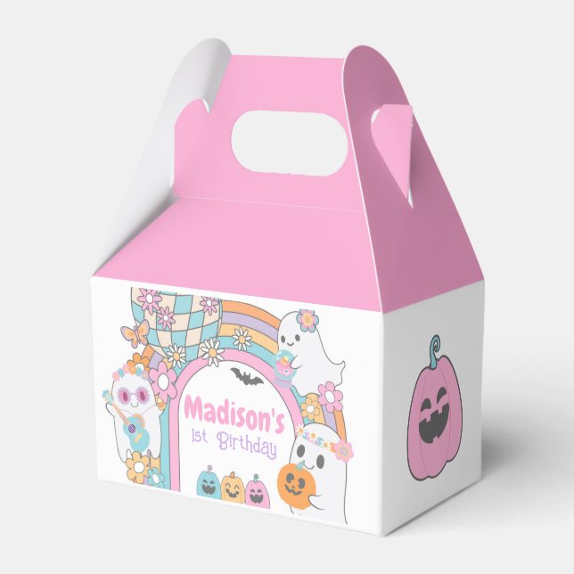Caja Para Regalos Hippie Halloween Gable Box (Front Side)