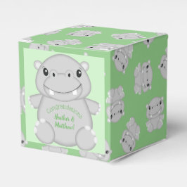 Caja Para Regalos Hippo Baby Shower