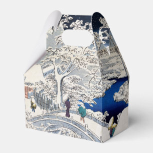 Caja Para Regalos Hiroshige Utagawa - Puente de tambor en Meguro