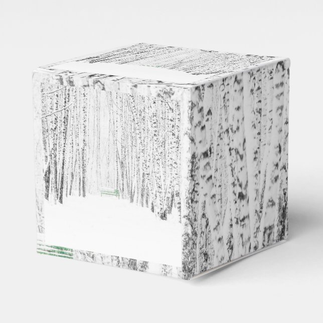 Caja Para Regalos Historia de los Navidades blancos (Costado Anverso)