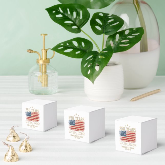 Caja Para Regalos Historic 250 Years USA – We the People & Gold  (Múltiple)