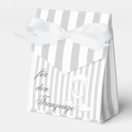 Caja Para Regalos Hochzeit Trauzeuge Mann Bart Namen personalisieren