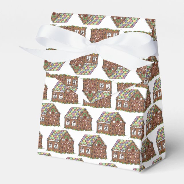 Caja Para Regalos Hogar Dulce Hogar Gingerbread Holiday House (Front Side)