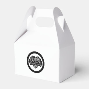 Caja Para Regalos Hoja de hiedra en círculo