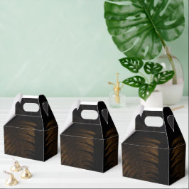 Caja Para Regalos Hoja dorada