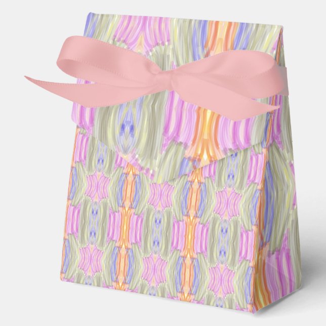 Caja Para Regalos Hojas Coloridas (Anverso)