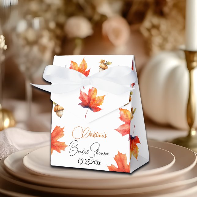 Caja Para Regalos Hojas de Arce y Bellotas Despedida de Soltera (Subido por el creador)