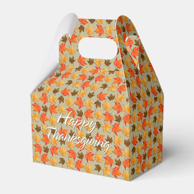 Caja Para Regalos Hojas de otoño 1 (Front Side)