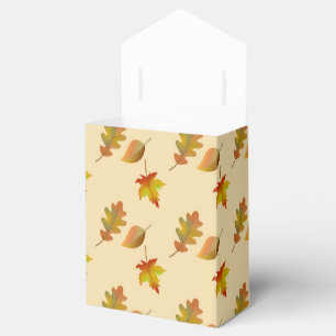 Caja Para Regalos Hojas de roble acogedoras de arce de otoño