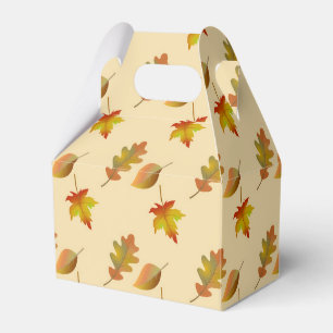 Caja Para Regalos Hojas de roble acogedoras de arce de otoño