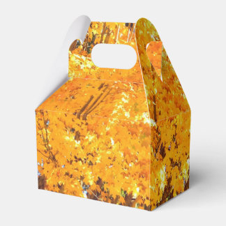 Caja Para Regalos Hojas doradas de otoño