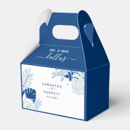 Caja Para Regalos Hojas exóticas